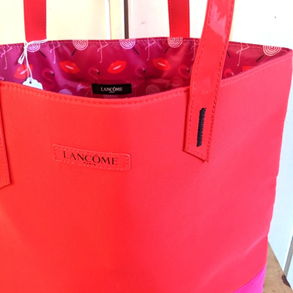 SOLD Lancome color block tote - Picture 3 of 8